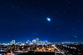 An urban star trail! It is possible!