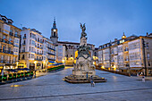 Plaza de la Virgen Blanca, Vitoria-Gasteiz, Alava, Basque Country, Spain