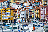 Old town and fishing port of Bermeo in the province of Biscay Basque Country Northern Spain