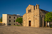 Ansicht der Basilica di San Simplicio Kirche in Olbia, Olbia, Sardinien, Italien, Mittelmeer, Europa