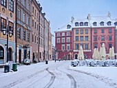 Old Town Main Market Square, UNESCO World Heritage Site, winter, Warsaw, Masovian Voivodeship, Poland, Europe