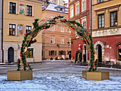 Altstadt Hauptmarkt, UNESCO-Weltkulturerbe, Warschau, Woiwodschaft Masowien, Polen, Europa