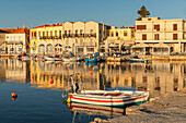 Venetian harbor, Rethymno, Crete, Greek Islands, Greece, Europe