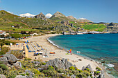 Strand von Damnoni, Plakias, Rethymno; Kreta, Griechische Inseln, Griechenland, Europa