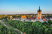 Bad Wimpfen mit Blauem Turm, Neckartal, Burgenstraße, Baden-Württemberg, Deutschland, Europa