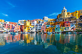 Marina di Corricella, Procida, Flegrean Islands, Campania, Italy, Europe