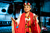 Tanzvorführung, Sarawak Cultural Village, Santubong, Sarawak, Borneo, Malaysia, Südostasien, Asien