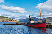 The Vital Spark moored at Inverary, Loch Fyne, Argyll and Bute, Scotland, United Kingdom, Europe