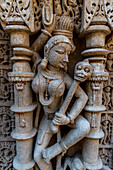 Rani Ki Vav, Der Stufenbrunnen der Königin, UNESCO-Weltkulturerbe, Patan, Gujarat, Indien, Asien