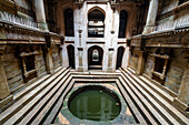 Adalaj-Schrittbrunnen (Rudabai-Schrittbrunnen), Adalaj, Gujarat, Indien, Asien