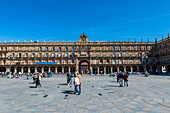 Plaza Mayor, Salamanca, UNESCO-Welterbe, Kastilien und Leon, Spanien, Europa