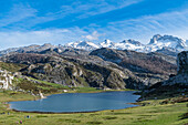 Covadonga-See, Nationalpark Picos de Europa, Asturien, Spanien, Europa
