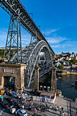 Luis I Bridge over the Douro River, UNESCO World Heritage Site, Porto, Norte, Portugal, Europe