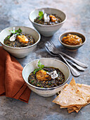 Vegetarian stew with lentils