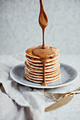 Pancakes with nut butter