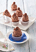 Chocolate coffee cupcakes