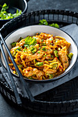 Spicy chicken noodle dish