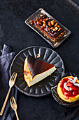 Chocolate Cheesecake, Burnt Basque Cheesecake