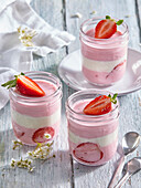 Strawberry mousse