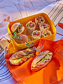 Sandwiches, mini burgers and wraps 'To Go'