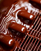 Schokoladenpralinen-Produktion