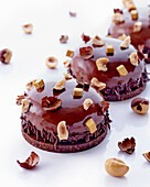 Chocolate hazelnut tartlet