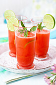 Strawberry and watermelon cooler