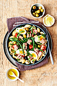 Warm tuna conchigilie 'Nicoise