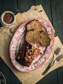 Banana and walnut bread