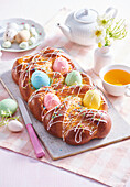 Braided Easter egg bread + steps