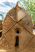 Animist shrine on the border of Nigeria, Northern Cameroon, Africa\n