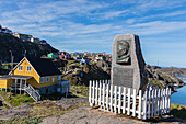 The colorful Danish town of Sisimiut, Western Greenland, Polar Regions\n