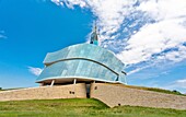 Das Kanadische Museum für Menschenrechte, eröffnet 2014, ausgezeichnet für seine Architektur, Winnipeg, Manitoba, Kanada, Nordamerika