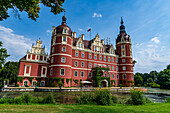 Schloss Muskau, Park Muskau (Muskauer), UNESCO-Welterbe, Bad Muskau, Sachsen, Deutschland, Europa