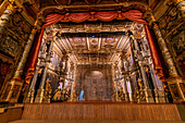 Interior of the Margravial Opera House, UNESCO World Heritage Site, Bayreuth, Bavaria, Germany, Europe\n