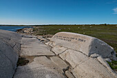 Rocky Coastline by the Atlantic Ocean, Dr. Bill Freedman Nature Preserve, Nature Conservancy of Canada, Nova Scotia, Canada, North America\n