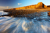 Nash Point, Vale of Glamorgan, Südwales, Vereinigtes Königreich, Europa