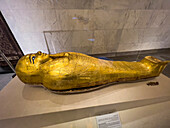 Coffin of Nedjemankh on display at the Egyptian Museum, Cairo, Egypt, North Africa, Africa\n