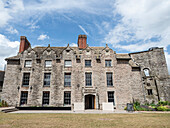 Hay Castle, Hay on Wye, Powys, Wales, Vereinigtes Königreich, Europa