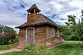The Torrey Log Church was built as a meeting house and school in 1898 in Torrey, Utah.\n