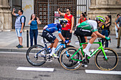 The 12th stage of the Vuelta a España, one of the leading cycling races in the international calendar, reaches Zaragoza, Aragon, Spain, 7th September 2023\n