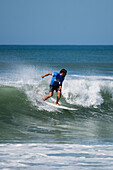 Spanish surfer Aritz Aranburu at Quiksilver Festival celebrated in Capbreton, Hossegor and Seignosse, with 20 of the best surfers in the world hand-picked by Jeremy Flores to compete in south west of France.\n