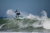 Australian Pro Surfer Josh Kerr during Quiksilver Festival celebrated in Capbreton, Hossegor and Seignosse, with 20 of the best surfers in the world hand-picked by Jeremy Flores to compete in south west of France.\n