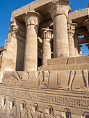 The Temple of Kom Ombo, constructed during the Ptolemaic dynasty, 180 BCE to 47 BCE, Kom Ombo, Egypt, North Africa, Africa\n