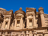 The Petra Monastery (Al Dayr), Petra Archaeological Park, UNESCO World Heritage Site, one of the New Seven Wonders of the World, Petra, Jordan, Middle East\n