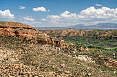 Desert landscape view at Francisco Abellan Dam, Granada, Andalusia, Spain, Europe\n