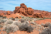 Valley of Fire, near Las Vegas, Nevada, United States of America, North America\n