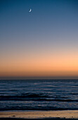 Sunset over the ocean, San Simeon, California, United States of America, North America\n