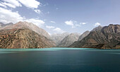 Iskanderkul-See, Fann-Gebirge, Teil der westlichen Pamir-Aue, Tadschikistan, Zentralasien, Asien