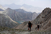 Trekking in den Fann-Bergen, Teil der westlichen Pamir-Alay, Tadschikistan, Zentralasien, Asien
